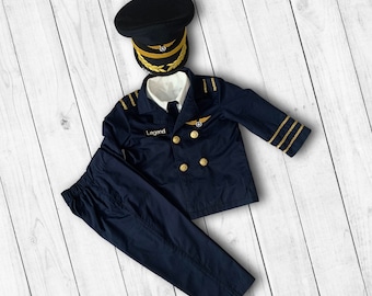 Pilot Gifts for Kids-Halloween Costumes Cosplay-Captain Hat-Aviation Gifts-Air Force Gifts for Pilots