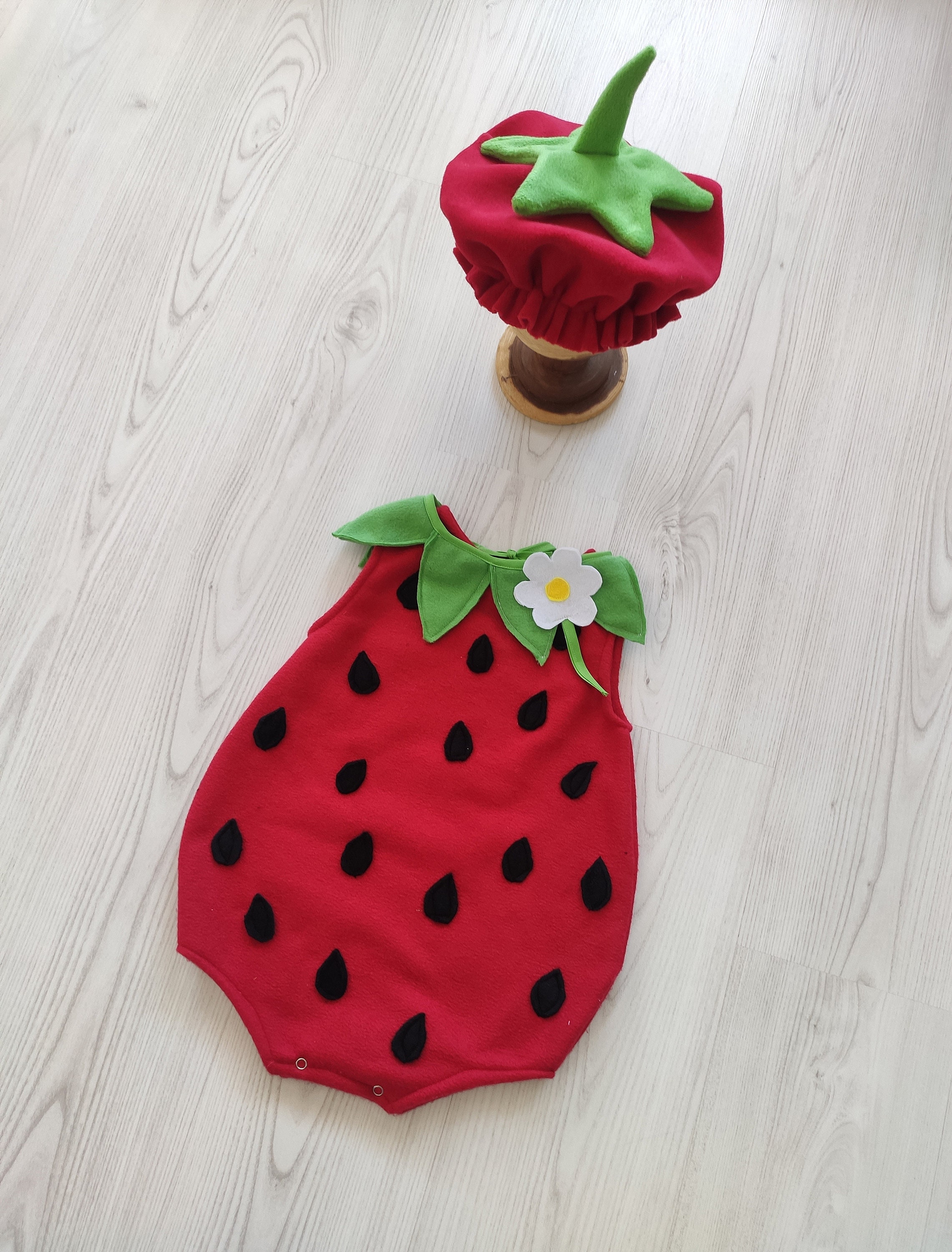 Costume da fragola di Halloween-Vestito da fragola per bebè-Costume  cosplay-Puntelli per fotografia-Regalo per baby shower -  Italia