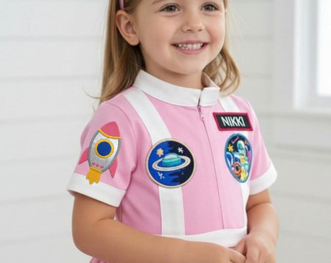 Pink Dress Space Suit Space Theme Birthday Party-astronaut Costume ...