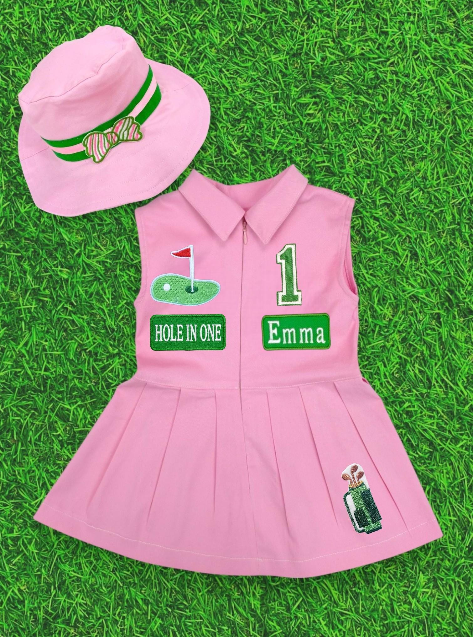 strapless open back dress Golf Course Pink Stripe Smocked Side Tie Dress – Classic Whimsy