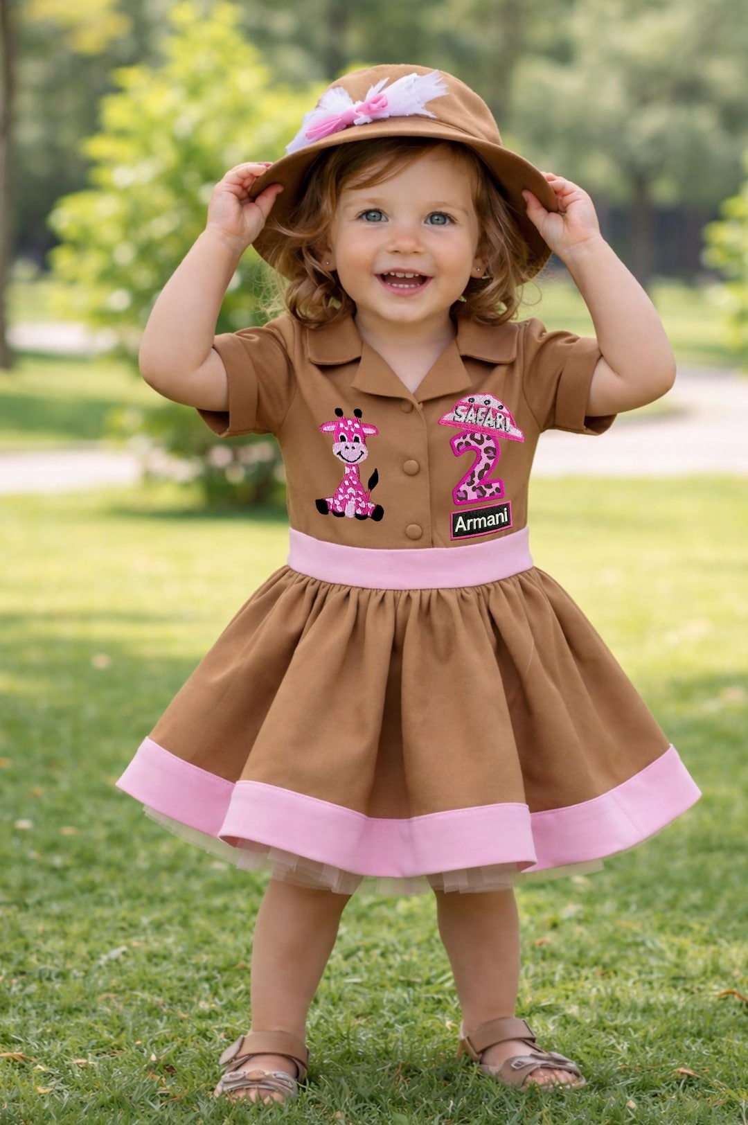 dress for safari theme party Safari Girl- Sitter Outfit, Safari Birthday Outfit