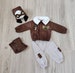 Pilot Halloween Costume-Soldier Newborn Outfit-Photography Props-Photo Shoot Props-Costume Weapons-Baby Shower Gift 