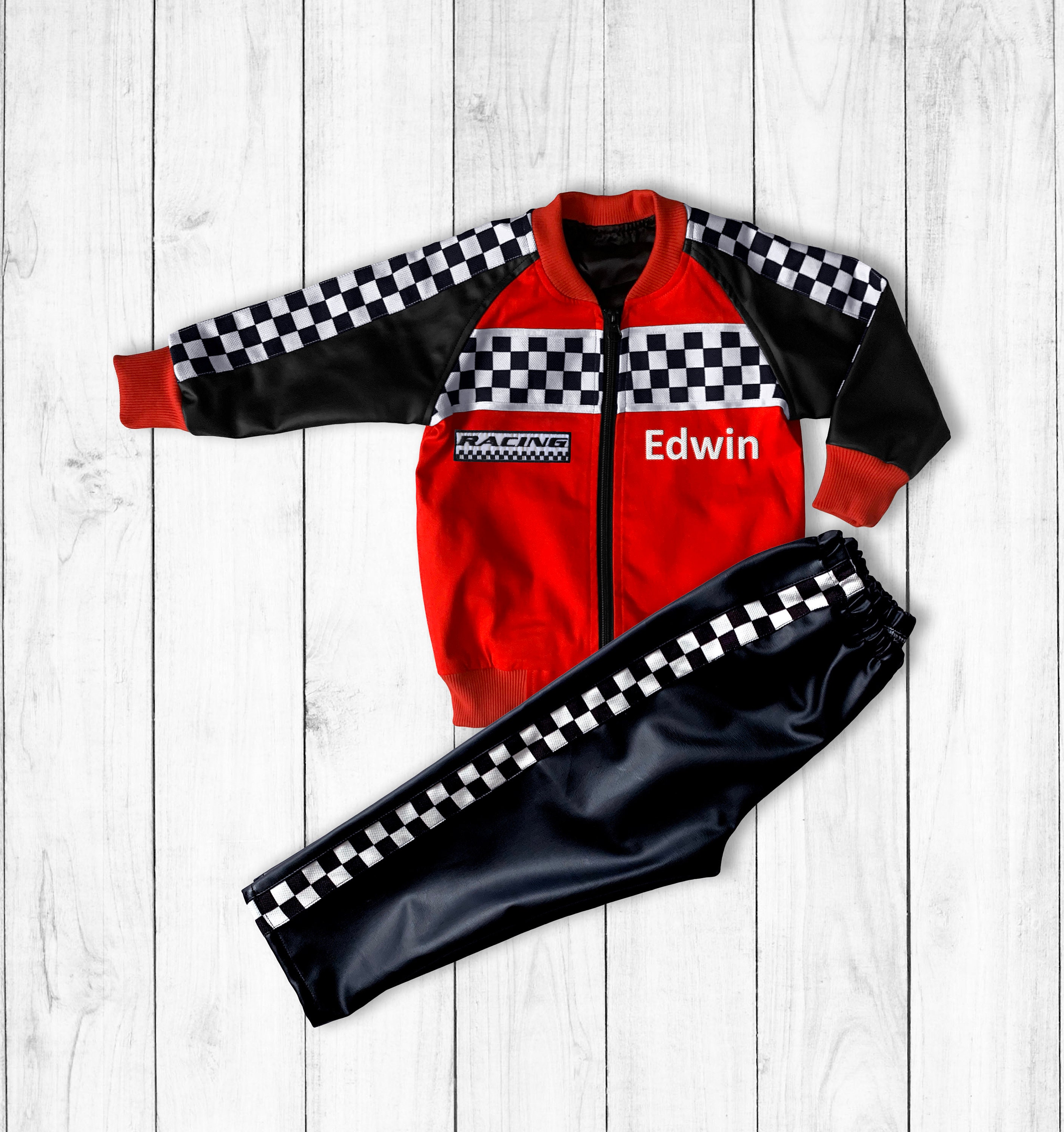 Faux Leather Motorcycle Jacket-cars Birthday-two Fast Birthday