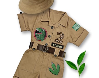Dinosaur Birthday Halloween Costume-Three Rex Invitation-Dinosaur Explorer-Trex Birthday-Paleontologist Gift-Two Wild