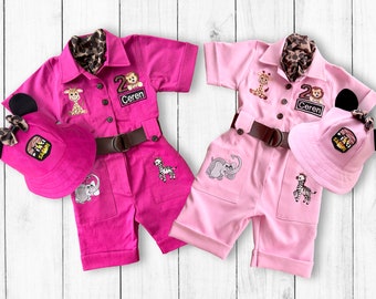 Hot Pink Wild One Birthday Safari Birthday-Two Wild Birthday Girl Scout Party-Scout Outfit-Safari Nursery Decor-Halloween Costume