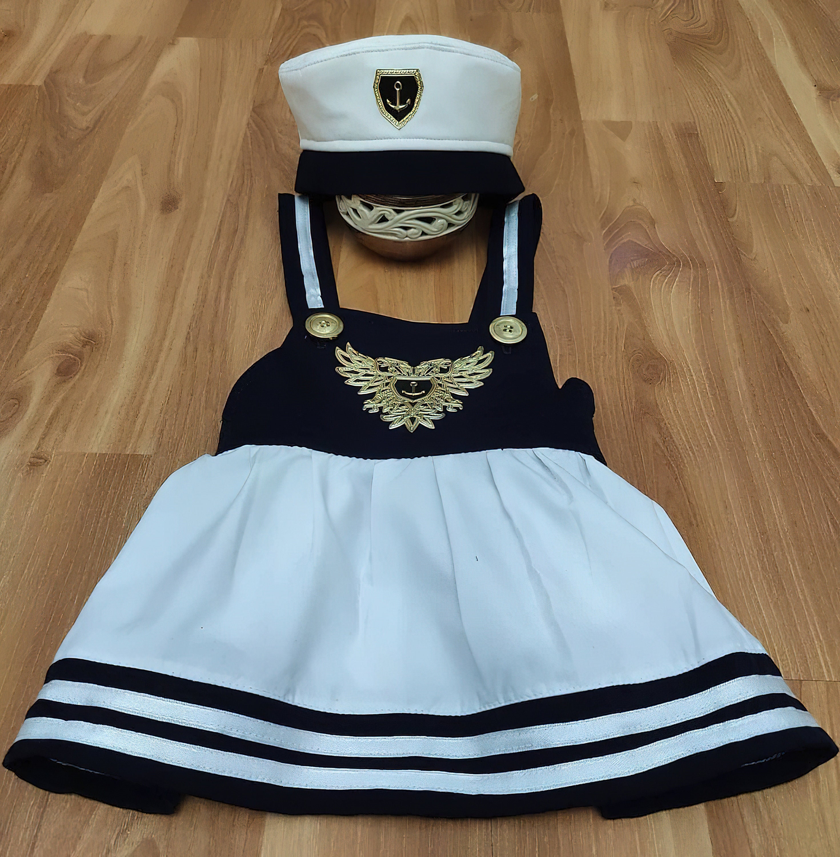 米海軍　アメリカ海軍　米国海軍　女性夏季制服　帽子付きセット 海軍コスチューム/アメリカ海軍スーツ/アメリカ海軍ドレス