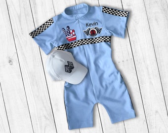 Aangepaste race auto verjaardag-Racing Jacket-Halloween kostuums-1e verjaardagscadeau-Fotografie rekwisieten-Infant kostuum-Racer Jacket