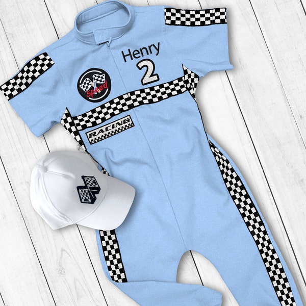Fast One Birthday-Halloween Costumes-Two Fast Birthday-Race Car Birthday Custom Race Suit-1st Birthday Gift-Drag Race