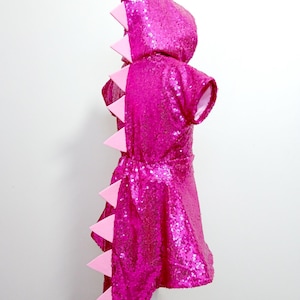 Dragon Costume Kids Dragon Costume-Dragon Dress-Halloween Costume-Dragon Hoodie-Dragon Birthday Party-Pink Baby Dress