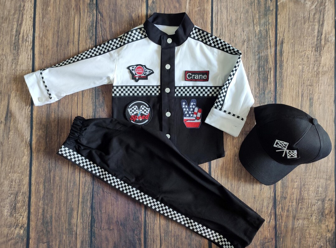 Fast One Birthday Custom Racing Shirt-race Suit-race Car Birthday ...