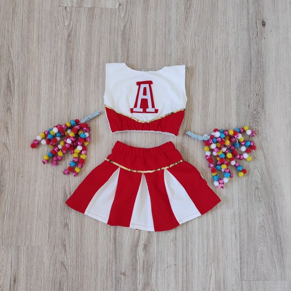 Cheerleader Costume-Halloween Costume-Super Hero Dress-Photography Props-Cheer Coach Gift-Dance Costume