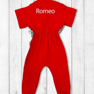 Two Fast Birthday Custom Race Suit-Fast One Birthday-Race Car Birthday-Halloween Costumes-1st Birthday Gift-Drag Race SSPant+BackName