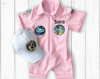 Astronaut Costume-Space Baby Shower-Space Theme Birthday Party-Halloween Costume-Space Jumpsuit-Space Themed Nursery