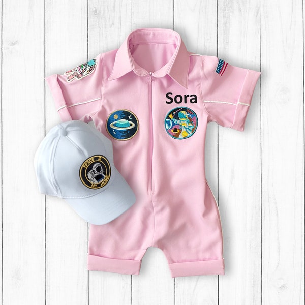 Astronaut Costume-Space Baby Shower-Space Theme Birthday Party-Halloween Costume-Space Jumpsuit-Space Themed Nursery