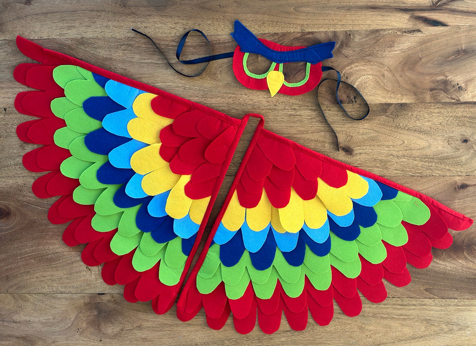 Carnival Costume Wings Capecrochet Owl Maskbaby Parrot Etsy
