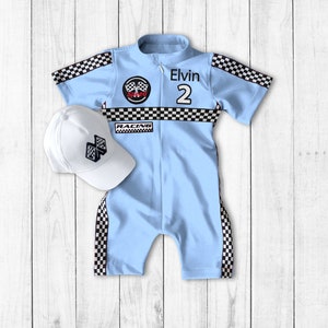 Race Car Birthday Custom Race Suit-Fast One Birthday-Halloween Costumes-Two Fast Birthday-1st Birthday Gift-Drag Race