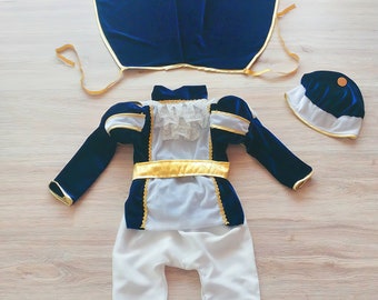 Napoleon Costume|Prince Halloween Costume|Photography Newborn Props|1st Birthday Gift|Renaissance Costume