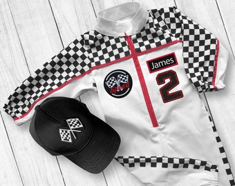 Fast One Birthday-Race Car Birthday-Two Fast Birthday Custom Race Suit-Halloween Costumes-1st Birthday Gift-Drag Race