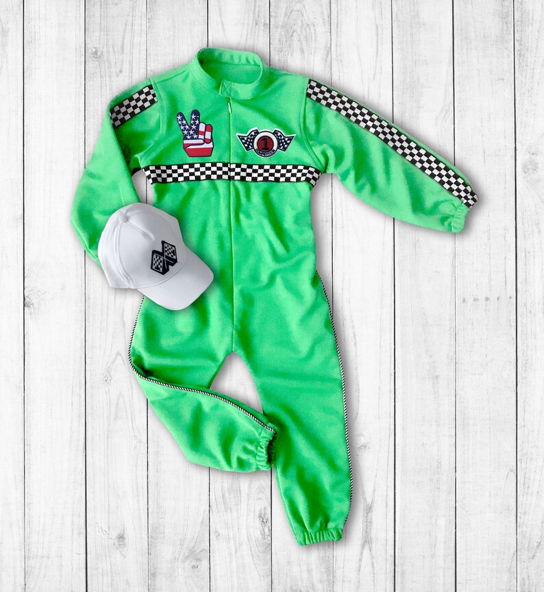 Custom Race Suitdrag Race Car Birthdayhalloween Costume1st Etsy