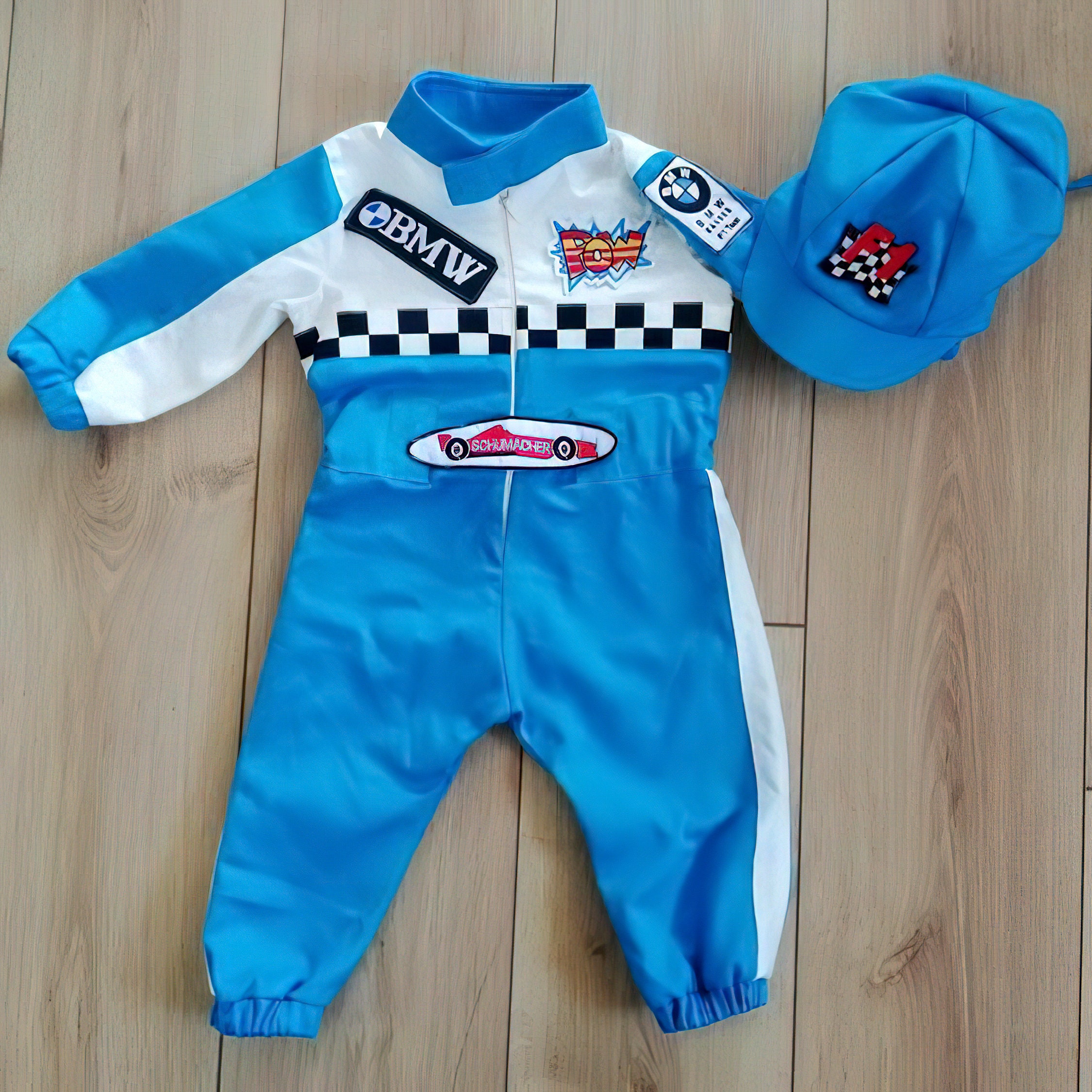 F1 Race Suit Halloween Costume 1st Birthday Gift Etsy