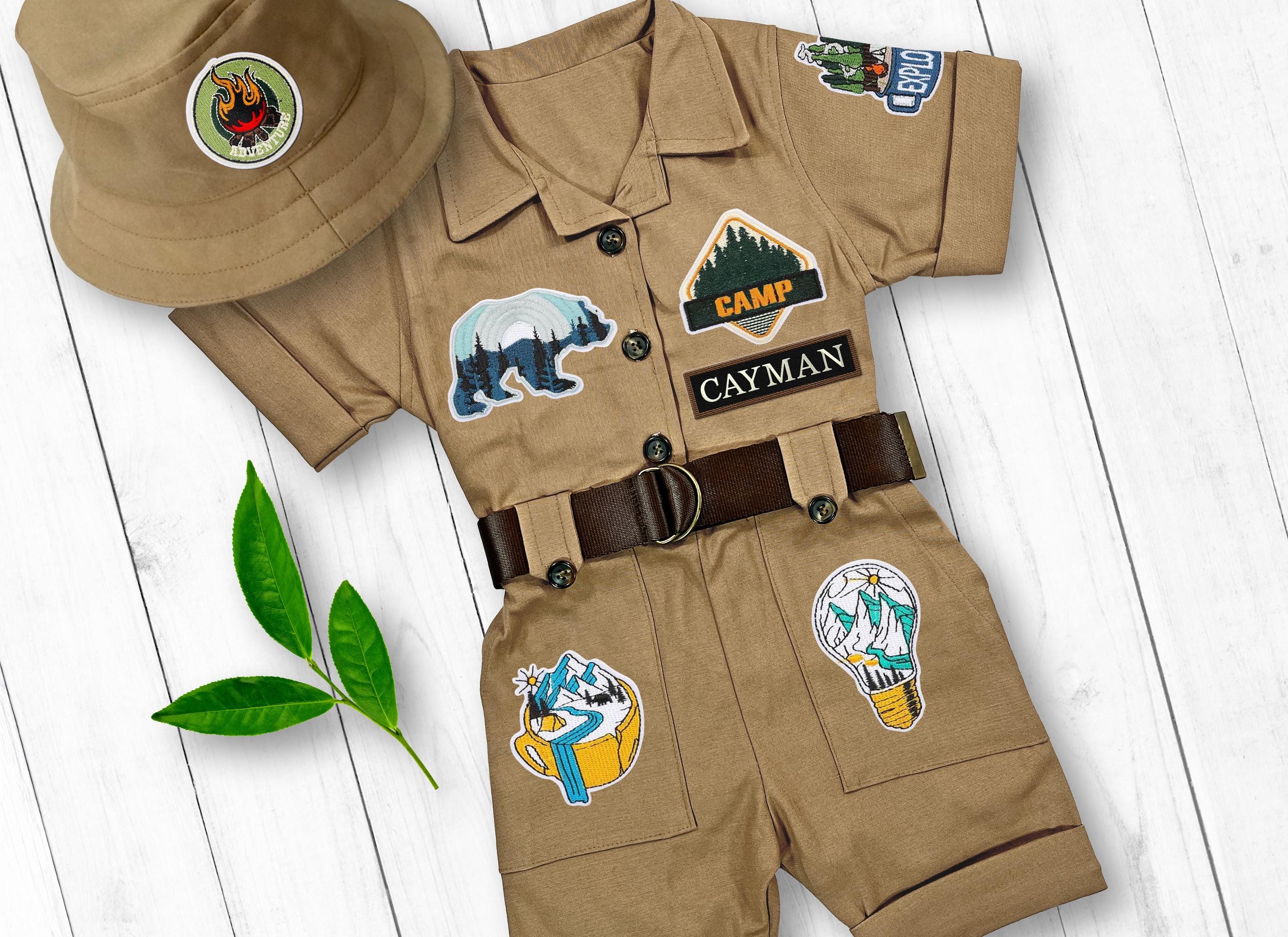 One Happy Camper-Camping Birthday-Safari Birthday-Halloween Costume-Scout Outfit Wild One Birthday-Two Wild Birthday