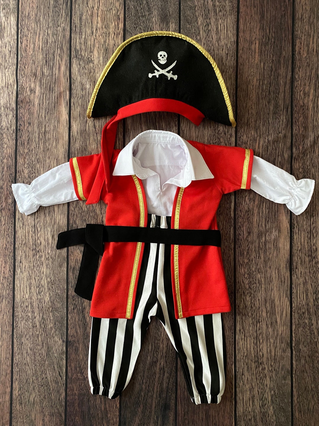 Pirate Costume Menpirate Shirt Hat Coathalloween Costumesrenaissance