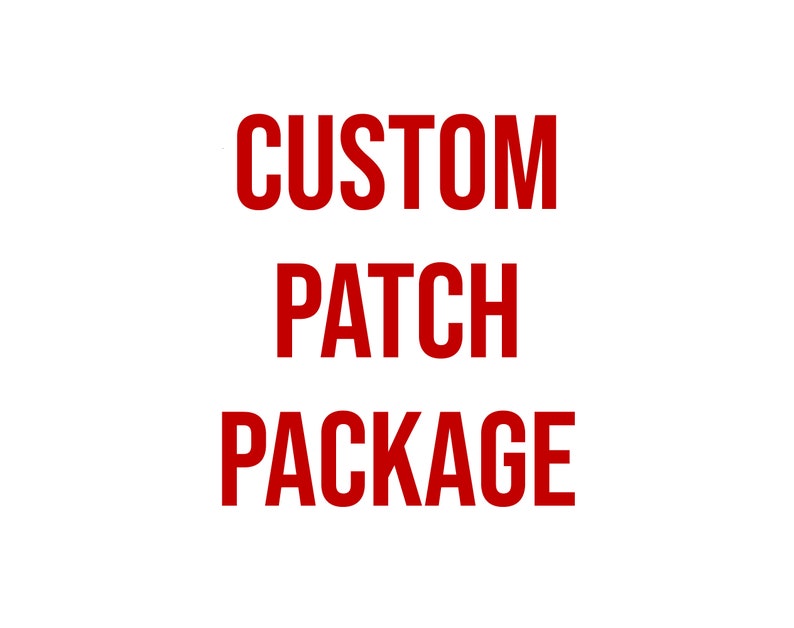 Custom Patch Package image 1