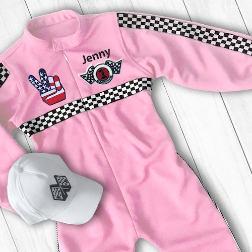 Custom Race Suit Race Car Birthday Halloween Costume 1st Etsy