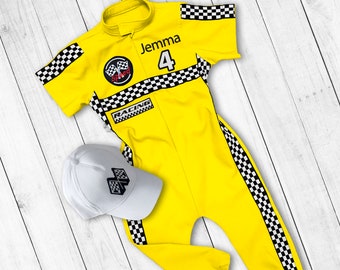 Fast One Birthday-Halloween Costumes-Two Fast Birthday-Race Car Birthday Custom Race Suit-1st Birthday Gift-Drag Race