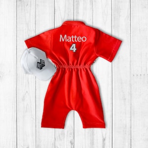 Custom Race Suit-Race Car Birthday-Halloween Costume-1st Birthday Gift-Photography Props-Infant Costume-Racer Jacket image 7