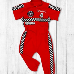 Deux Anniversaires Rapides-Anniversaire de Voiture de Course Costume de Course Personnalisé-Rapide Un Anniversaire-Costumes d'Halloween SSPant+AllName