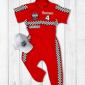 Two Fast Birthday Custom Race Suit-Fast One Birthday-Race Car Birthday-Halloween Costumes-1st Birthday Gift-Drag Race image 2