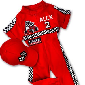 Two Fast Birthday Custom Race Suit-Fast One Birthday-Race Car Birthday-Need Four Speed-Halloween Costumes