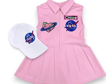 Pink Tutu Dress Space Theme Birthday Party-astronaut Costume-space