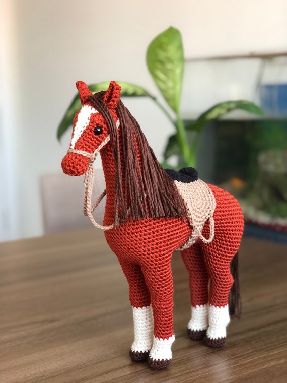 Horse Amigurumi Toy nursery Decor for Bedroom halloween Crochet Horse Toys Gifts horse Ornament Themed Decoration Etsy UK