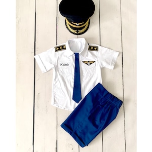 Gorro de Capitán-Regalos de Aviación-Regalos de la Fuerza Aérea para Pilotos-Regalos de Pilotos para Niños-Disfraces de Halloween Cosplay