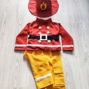 Baby Firefighter Gift for Kids-Fire Fighter 1st Birthday Gift-Halloween Costumes-Photography Photobooth Props image 3