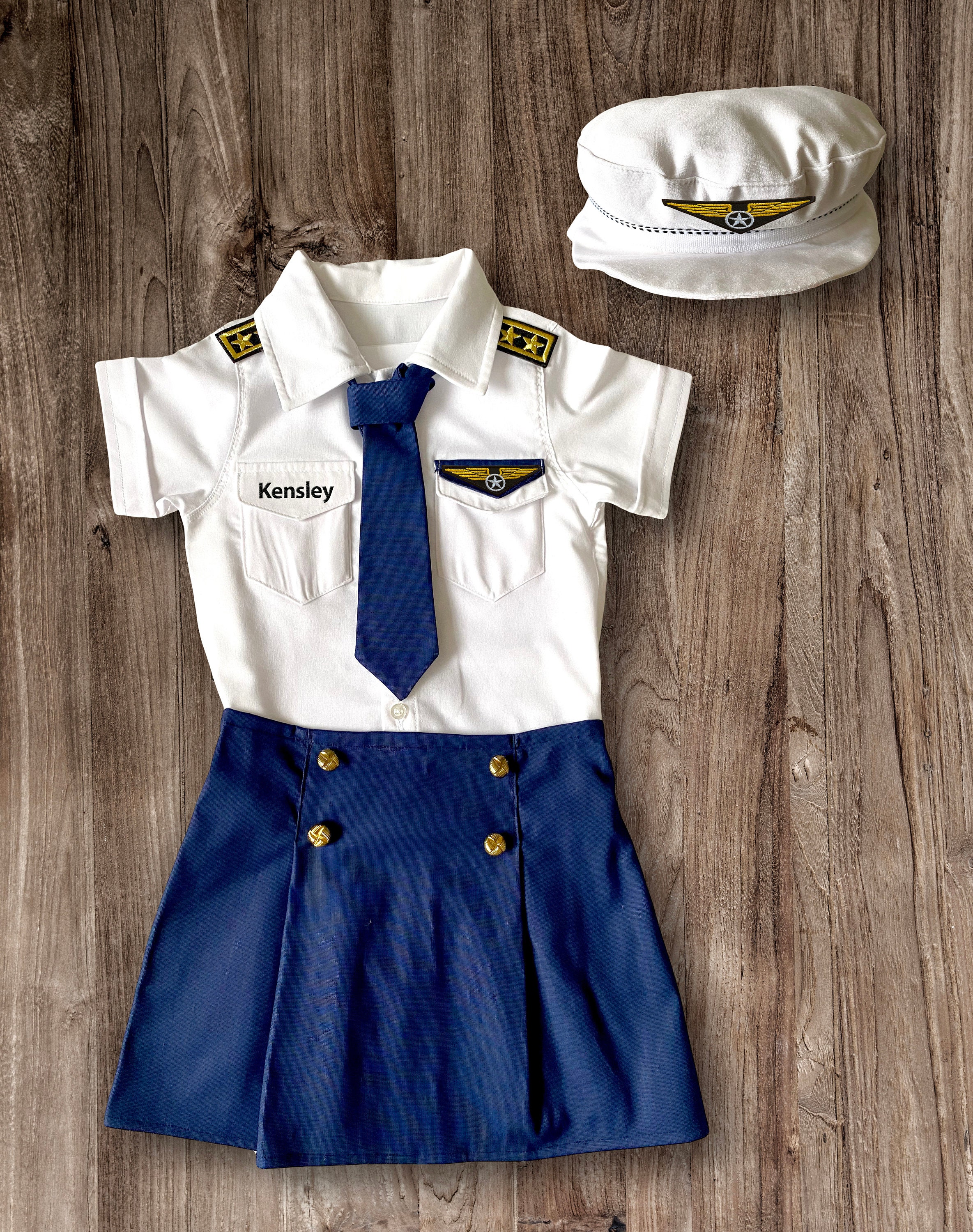 Buy Puteraya 4 Pcs Kids Pilot Costume Set Airline Captain Uniform Role Play  for Boys Halloween Dress Up Pilot Party Cosplay Online at desertcartINDIA
