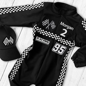 Two Fast One Birthday-Race Car Birthday-Two Fast Birthday Custom Race Suit-Halloween Costumes-Drag Race