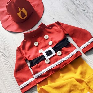 Baby Firefighter Gift for Kids-Fire Fighter 1st Birthday Gift-Halloween Costumes-Photography Photobooth Props image 2