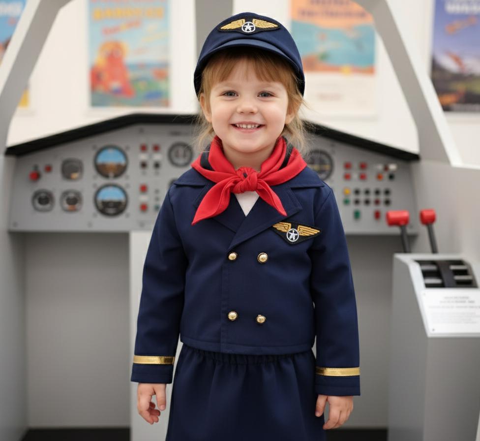 Kids Flight Attendant Costume Canada