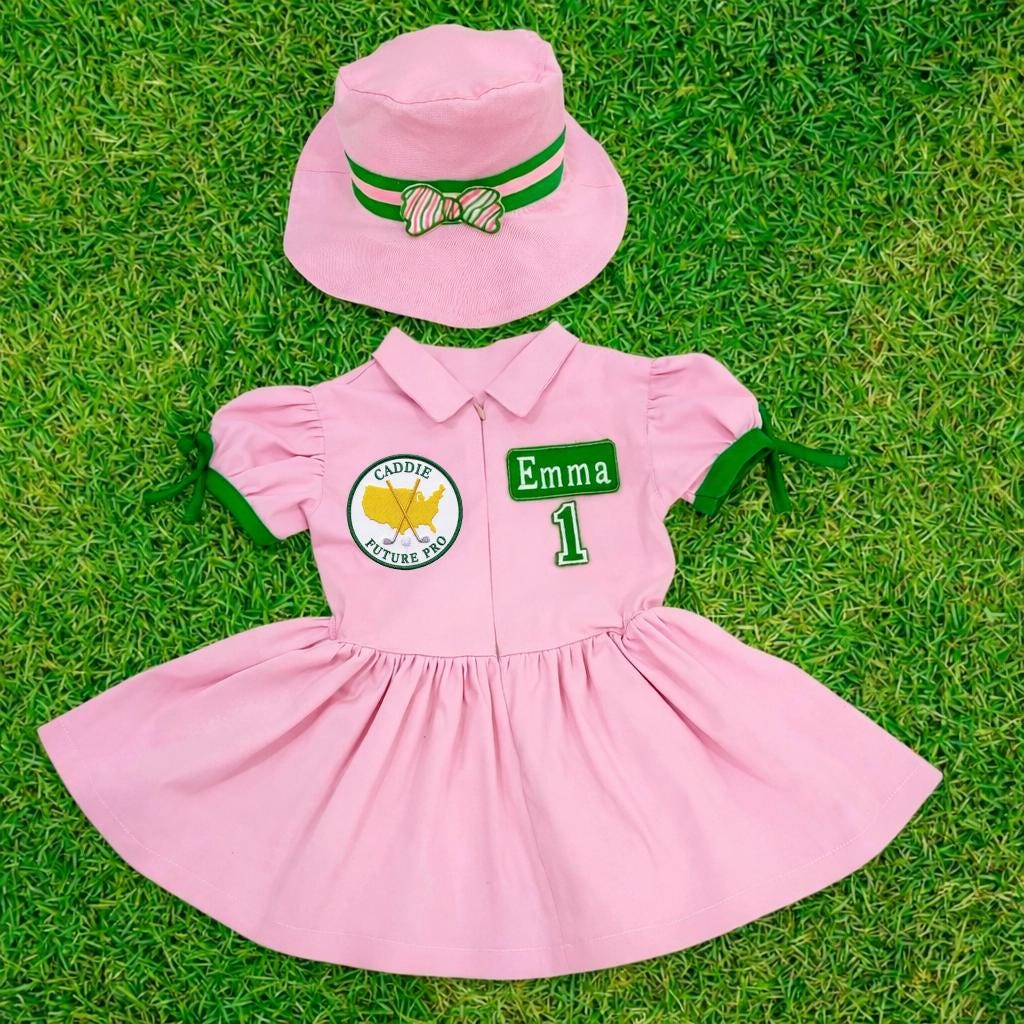 Pink and Green Golf Dress - Etsy Pink and Green Golf Dress - Etsy