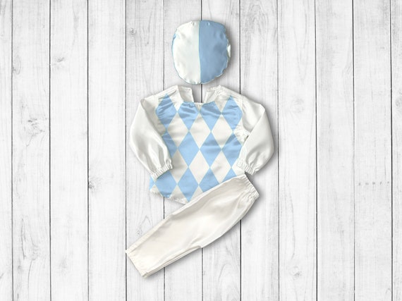 Jockey Outfit Gift for Horse Lover-Equestrian Shirt-Horse Clothing-Halloween Costumes-Horse Racing-First Rodeo Birthday