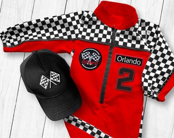 Fast One Birthday-Race Car Birthday-Two Fast Birthday Custom Race Suit-Halloween Costumes-1st Birthday Gift-Drag Race