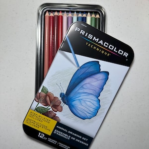 Ships FAST, Personalized Prismacolor Technique Colored Pencils, Set of 12, Engraved Pencils, Custom Pencils, Gift for Artist