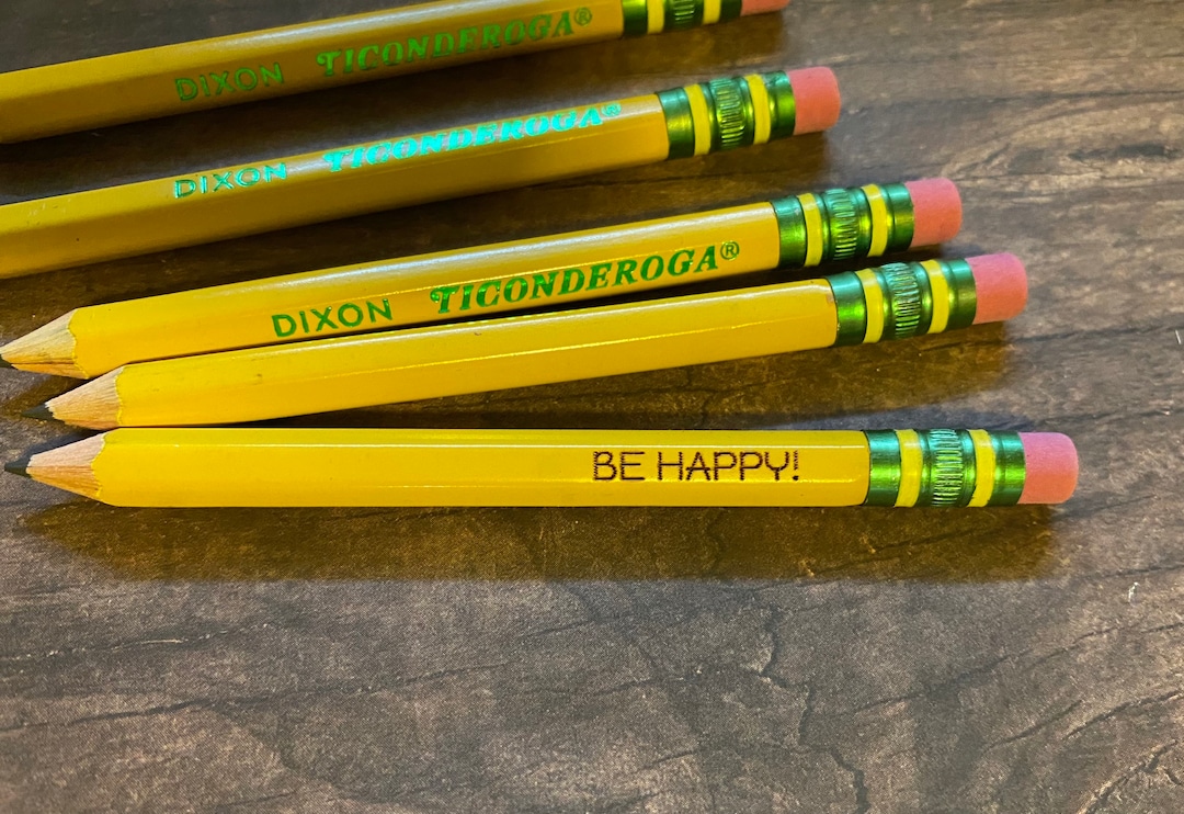 Personalized Golf Pencils, With Eraser, Fathers Day, Engraved Pencils