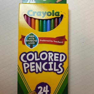 Ships FAST, Personalized Crayola Colored Pencils, Back To School, Set of 12, Set of 24, Engraved Pencils, Gift for Kids, Custom Pencils image 6