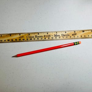 Custom Ruler, 12 Inch Ruler, Personalized Ruler, Back to School, Gift for Kids, Craft Ruler