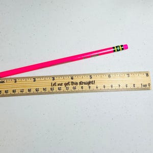 Custom Ruler, 8 Inch Ruler, Personalized Ruler, Back to School, Gift for Kids, Craft Ruler