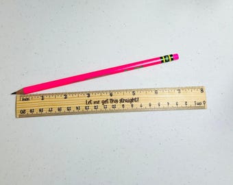 Custom Ruler, 8 Inch Ruler, Personalized Ruler, Back to School, Gift for Kids, Craft Ruler